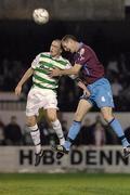 20 April 2007; Tadhg Purcell, Shamrock Rovers, in action against Stephen Gray, Drogheda United. eircom League Premier Division, Shamrock Rovers v Drogheda United, Tolka Park, Dublin. Photo by Sportsfile