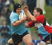 21 April 2007; Kevin Sheahan, UCD, is tackled by Paul Marshall, Belfast Harlequins. AIB League Division One, UCD v Belfast Harlequins, Belfield Bowl, University College Dublin, Dublin. Picture credit: Ray McManus / SPORTSFILE