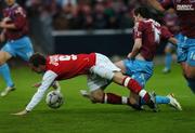 23 April 2007; Gary O'Neill , St Patrick's Athletic, in action against Stephen Bradley, Drogheda United. Setanta Cup Semi-Final, St Patrick's Athletic v Drogheda United, Richmond Park, Dublin. Picture credit: David Maher / SPORTSFILE