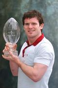 25 April 2007; Ireland and Leinster centre Gordon D'Arcy who was presented with the BT IRUPA Players' Player of the Year at a photocall ahead of the IRUPA Awards. IRUPA Awards Photocall, BT Ireland Headquarters, Grand Canal Plaza, Dublin. Picture credit: Brendan Moran / SPORTSFILE