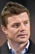 24 October 2014; Former Ireland and Leinster centre, and current BT Sport analyst, Brian O'Driscoll. European Rugby Champions Cup 2014/15, Pool 1, Round 2, Munster v Saracens, Thomond Park, Limerick. Picture credit: Matt Browne / SPORTSFILE