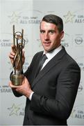 24 October 2014; Tipperary hurler Patrick Maher with his 2014 GAA GPA All-Star award at the 2014 GAA GPA All-Star Awards, sponsored by Opel. Convention Centre, Dublin. Photo by Sportsfile