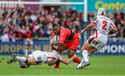 25 October 2014; Steffon Armatage,  RC Toulon, is tackled by Paul Marshall, Ulster. European Rugby Champions Cup 2014/15, Pool 3, Round 2, Ulster v RC Toulon, Kingspan Stadium, Ravenhill Park, Belfast, Co. Antrim. Picture credit: Oliver McVeigh / SPORTSFILE