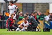 25 October 2014; Ulster's Stuart Olding is treated for an injury. European Rugby Champions Cup 2014/15, Pool 3, Round 2, Ulster v RC Toulon, Kingspan Stadium, Ravenhill Park, Belfast, Co. Antrim. Picture credit: Ramsey Cardy / SPORTSFILE