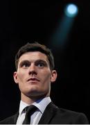 24 October 2014; Diarmuid Connolly, Dublin, during the 2014 GAA GPA All-Star Awards, sponsored by Opel. Convention Centre, Dublin. Picture credit: Brendan Moran / SPORTSFILE