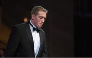 24 October 2014; Shane Dowling, Limerick, makes his way on stage to receive his All-Star award during the 2014 GAA GPA All-Star Awards, sponsored by Opel. Convention Centre, Dublin. Picture credit: Brendan Moran / SPORTSFILE