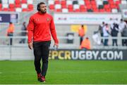 25 October 2014; RC Toulon's Bryan Habana ahead of the game. European Rugby Champions Cup 2014/15, Pool 3, Round 2, Ulster v RC Toulon, Kingspan Stadium, Ravenhill Park, Belfast, Co. Antrim. Picture credit: Ramsey Cardy / SPORTSFILE
