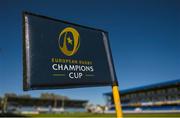 26 October 2014; A detailed view of European Rugby Champions Cup branding. European Rugby Champions Cup 2014/15, Pool 2, Round 2, Castres Olympique v Leinster, Stade Pierre Antoine, Castres, France. Picture credit: Stephen McCarthy / SPORTSFILE