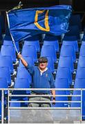 26 October 2014; Leinster supporter Trevor Garrett, from Kilkenny, ahead of the game. European Rugby Champions Cup 2014/15, Pool 2, Round 2, Castres Olympique v Leinster. Stade Pierre Antoine, Castres, France. Picture credit: Stephen McCarthy / SPORTSFILE