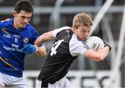 26 October 2014; James Kelly, Tubbercurry GAA, in action against Mark Plunkett, Achadh Mhaoileann. AIB Connacht GAA Football Senior Club Championship, Quarter-Final, Tubbercurry GAA v Achadh Mhaoileann, Markievicz Park, Sligo. Picture credit: David Maher / SPORTSFILE