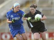 25 April 2007; Careen Farrell, St. Mary's Edenderry, Offaly, in action against Aisling Clifford, Intermediate School, Killorglin, Kerry. Pat the Baker Post Primary Schools All-Ireland Junior A Finals, St. Mary's Edenderry, Offaly v Intermediate School, Killorglin, Kerry, Gaelic Grounds, Co. Limerick. Picture credit: Pat Murphy / SPORTSFILE