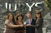 16 April 2007; Edward Stephenson, General Manager, Jurys Croke Park Hotel, with, from left, Olivia Morgan, mother of Irish cricketer Eoin Morgan, Bernie Doyle, mother of Republic of Ireland soccer international Kevin Doyle, and Eileen Gillick, sister of European indoor 400m champion David Gillick, at the Irish Independent Jurys Doyle Hotels Sports Star of the week award for March. Jurys Croke Park Hotel, Dublin. Picture credit: Pat Murphy / SPORTSFILE