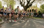 28 April 2007; Eventual winner Paul Fleming, Irish Dairy Borad, 531, leads the field out at the start of the RTE 5 Mile Road Race. Donnybrook, Dublin. Picture credit; Tomas Greally / SPORTSFILE
