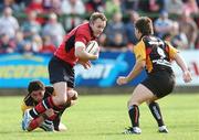 28 April 2007; Christian Cullen, Munster, is tackled by Ben Daly, Newport Gwent Dragons. Magners League, Munster v Newport Gwent Dragons, Musgrave Park, Cork. Picture credit: Brendan Moran / SPORTSFILE