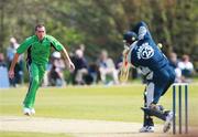 29 April 2007; Trent Johnston, Ireland, in action against R. McLaren, Kent. Allianz ECB Friends Provident One Day Trophy, Ireland v Kent, Stormont, Belfast, Co. Antrim. Picture credit: Russell Pritchard / SPORTSFILE