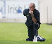 29 April 2007; Roscommon manager John Maughan in pensive mood near the end of the game. Allianz National Football League, Division 2 Final, Roscommon v Meath, Kingspan Breffni Park, Co. Cavan. Picture credit: Oliver McVeigh / SPORTSFILE