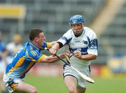 29 April 2007; Shane Dollard, Laois, in action against Leighton Glynn, Wicklow. Allianz National Hurling League, Division 2 Final, Wicklow v Laois, Semple Stadium, Thurles, Co. Tipperary. Picture credit: Brendan Moran / SPORTSFILE