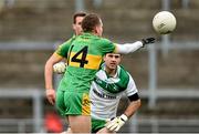 26 October 2014; Rhode's Anton Sullivan scores his side's first goal of the game past St Patrick's goalkeeper Sean Connor. AIB Leinster GAA Football Senior Club Championship, First Round, Rhode v St Patrick's, O'Connor Park, Tullamore, Co. Offaly. Picture credit: Ramsey Cardy / SPORTSFILE
