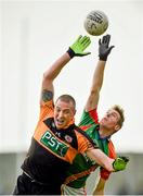 26 October 2014; Kieran Donaghy, Austin Stacks, in action against Tomas Ladden, Mid Kerry. Kerry County Senior Football Championship Final, Austin Stacks v Mid Kerry. Austin Stack Park, Tralee, Co. Kerry. Picture credit: Diarmuid Greene / SPORTSFILE