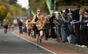 27 October 2014; David McPherson, Kilkenny City Harriers A.C., in action during the SSE Airtricity Dublin Marathon 2014. Milltown Road, Dublin. Picture credit: Barry Cregg / SPORTSFILE