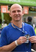 27 October 2014; Stephen Wheeler, CEO SSE, after finishing the SSE Airtricity Dublin Marathon 2014. Merrion Square, Dublin. Picture credit: Ray McManus / SPORTSFILE