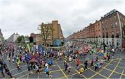 27 October 2014; Participants make their way down Leeson Street during the SSE Airtricity Dublin Marathon 2014.  Picture credit: Ramsey Cardy / SPORTSFILE