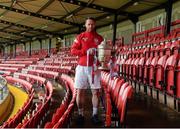 27 October 2014; Barry Molloy, Derry City, ahead of their FAI Ford Cup Final against St Patrick’s Athletic on Sunday. Derry City FAI Ford Cup Final Media Day, Brandywell Stadium, Derry City, Co. Derry. Picture credit: Oliver McVeigh / SPORTSFILE