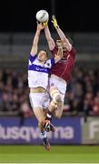 27 October 2014; Shane Carthy, St Vincent’s, in action against Ross McConnell, St Oliver Plunketts Eogha Ruadh. Dublin County Senior Football Championship Final, St Oliver Plunketts Eogha Rua v St Vincent's. Parnell Park, Dublin. Picture credit: Stephen McCarthy / SPORTSFILE