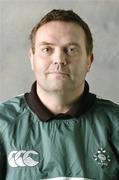 18 February 2007; Geoff Moylan, coach, Ireland. AIB Club International Rugby Squad portraits. Barnhall Rugby Football Club, Parsonstown, Leixlip, Co. Kildare. Picture credit: Brendan Moran / SPORTSFILE