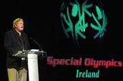 29 April 2007; Chairman of the Council of Patrons of Special Olympics Ireland Denis O'Brien speaking at the Team Ireland announcement for the 2007 Special Olympics World Summer Games. The World Summer Games will be held in The People's Republic of China, in the city of Shanghai from the 2nd October to the 11th October 2007. RDS, Dublin. Photo by Sportsfile