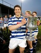 4 May 2007; Dungannon captain Paul Magee with the First Trust Senior Cup. First Trust Senior Cup Final, Dungannon v Belfast Harlequins, Ravenhill Park, Belfast, Co. Antrim. Picture credit: Oliver McVeigh / SPORTSFILE