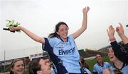 5 May 2007; Dublin's Sinead Goldrick is held aloft by team-mates at the end of the game. Suzuki Ladies NFL Division 2 Final, Dublin v Wexford, Semple Stadium, Thurles. Photo by Sportsfile