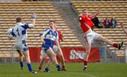 5 May 2007; Colm O'Neill, Cork, fists the ball past Laois goalkeeper Colm Munnelly and in to the back of the net. Cadbury All-Ireland U21 Football Final, Cork v Laois, Semple Stadium, Thurles. Photo by Sportsfile