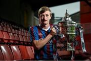 28 October 2014; Chris Forrester, St Patrick's Athletic, ahead of their FAI Ford Cup Final against Derry City on Sunday. FAI Ford Cup Final Media Day - St Patrick’s Athletic, Richmond Park, Dublin. Photo by Sportsfile