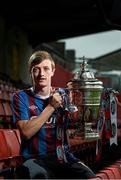 28 October 2014; Chris Forrester, St Patrick's Athletic, ahead of their FAI Ford Cup Final against Derry City on Sunday. FAI Ford Cup Final Media Day - St Patrick’s Athletic, Richmond Park, Dublin. Photo by Sportsfile