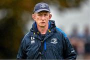 28 October 2014; Leinster forwards coach Leo Cullen arrives for squad training ahead of their Guinness PRO12, Round 7, game against Edinburgh on Friday. Leinster Rugby Squad Training, Rosemount, Belfield, UCD, Dublin. Picture credit: Ramsey Cardy / SPORTSFILE