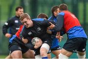28 October 2014; Leinster's Dan Leavy during squad training ahead of their Guinness PRO12, Round 7, game against Edinburgh on Friday. Leinster Rugby Squad Training, Rosemount, Belfield, UCD, Dublin. Picture credit: Ramsey Cardy / SPORTSFILE