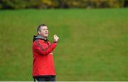 28 October 2014; Munster head coach Anthony Foley during squad training ahead of their Guinness PRO12 Round 7 game against Cardiff Blues on Saturday. Munster Rugby Squad Training, University of Limerick, Limerick. Picture credit: Diarmuid Greene / SPORTSFILE