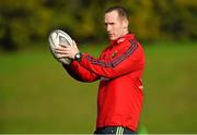 28 October 2014; Munster assistant coach Ian Costello during squad training ahead of their Guinness PRO12 Round 7 game against Cardiff Blues on Saturday. Munster Rugby Squad Training, University of Limerick, Limerick. Picture credit: Diarmuid Greene / SPORTSFILE