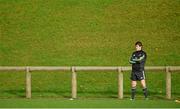 28 October 2014; Munster's Mike Sherry looks on during squad training ahead of their Guinness PRO12 Round 7 game against Cardiff Blues on Saturday. Munster Rugby Squad Training, University of Limerick, Limerick. Picture credit: Diarmuid Greene / SPORTSFILE