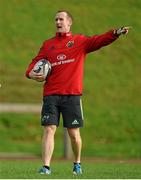 28 October 2014; Munster assistant coach Ian Costello during squad training ahead of their Guinness PRO12 Round 7 game against Cardiff Blues on Saturday. Munster Rugby Squad Training, University of Limerick, Limerick. Picture credit: Diarmuid Greene / SPORTSFILE