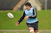 28 October 2014; Munster's Donncha O'Callaghan in action during squad training ahead of their Guinness PRO12 Round 7 game against Cardiff Blues on Saturday. Munster Rugby Squad Training, University of Limerick, Limerick. Picture credit: Diarmuid Greene / SPORTSFILE