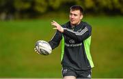 28 October 2014; Munster's Niall Scannell in action during squad training ahead of their Guinness PRO12 Round 7 game against Cardiff Blues on Saturday. Munster Rugby Squad Training, University of Limerick, Limerick. Picture credit: Diarmuid Greene / SPORTSFILE