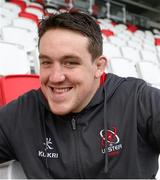 28 October 2014; Ulster's Declan Fitzpatrick during a press conference ahead of their Guinness PRO12 Round 7 game against Newport Gwent Dragons on Saturday. Ulster Rugby Press Conference, Kingspan Stadium. Limerick Picture credit: John Dickson / SPORTSFILE