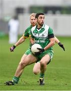 26 October 2014; Owen Zamboglou, St Patrick's. AIB Leinster GAA Football Senior Club Championship, First Round, Rhode v St Patrick's, O'Connor Park, Tullamore, Co. Offaly. Picture credit: Ramsey Cardy / SPORTSFILE