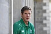 29 October 2014; Ireland forwards coach Simon Easterby following a press conference ahead of their Guinness Series Autumn Internationals against South Africa, Georgia and Australia. Ireland Rugby Press Conference, Drawing Room, Carton House, Maynooth, Co. Kildare. Picture credit: Stephen McCarthy / SPORTSFILE