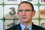 29 October 2014; Martin O'Neill, Republic of Ireland, manager during a squad announcement. Republic of Ireland Squad Announcement, FAI Headquarters, Abbotstown, Dublin. Picture credit: Matt Browne / SPORTSFILE