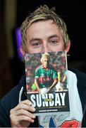 29 October 2014; Conor Mortimer during the launch of his book 'One Sunday: A Day in the Life of the Mayo Football Team' by Conor Mortimer with Jackie Cahill (published by Hero Books, priced €16.99). McWilliam Hotel, Claremorris, Co. Mayo. Picture credit: Ray Ryan / SPORTSFILE