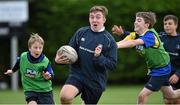30 October 2014; Adam Comerford, from Ratoath, Co. Meath, is tackled by his brother Mark Comerford during the Leinster School of Excellence on Tour in Westmanstown RFC, Westmanstown, Co. Dublin. Picture credit: Matt Browne / SPORTSFILE