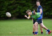 30 October 2014; Mark Comerford, from Ratoath, Co. Meath, and Shane Murphy, from Lusk, Co. Dublin, in action during the Leinster School of Excellence on Tour in Westmanstown RFC, Westmanstown, Co. Dublin. Picture credit: Matt Browne / SPORTSFILE